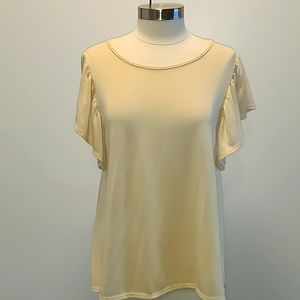 Perfect Peach Cream Color Top